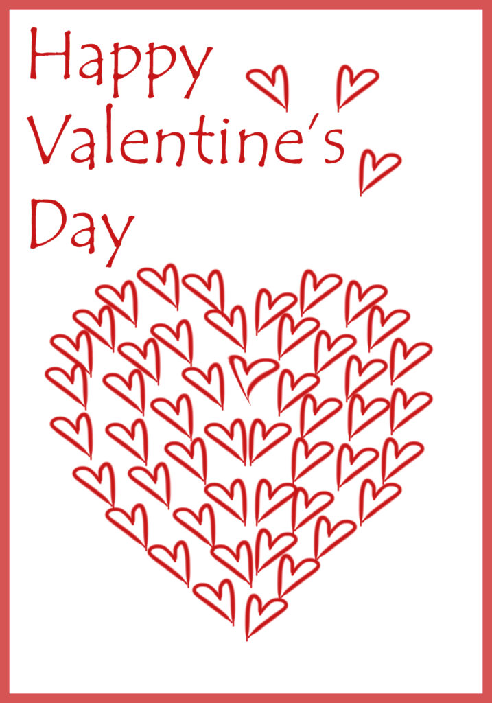 Printable Valentine's Day Greeting Cards