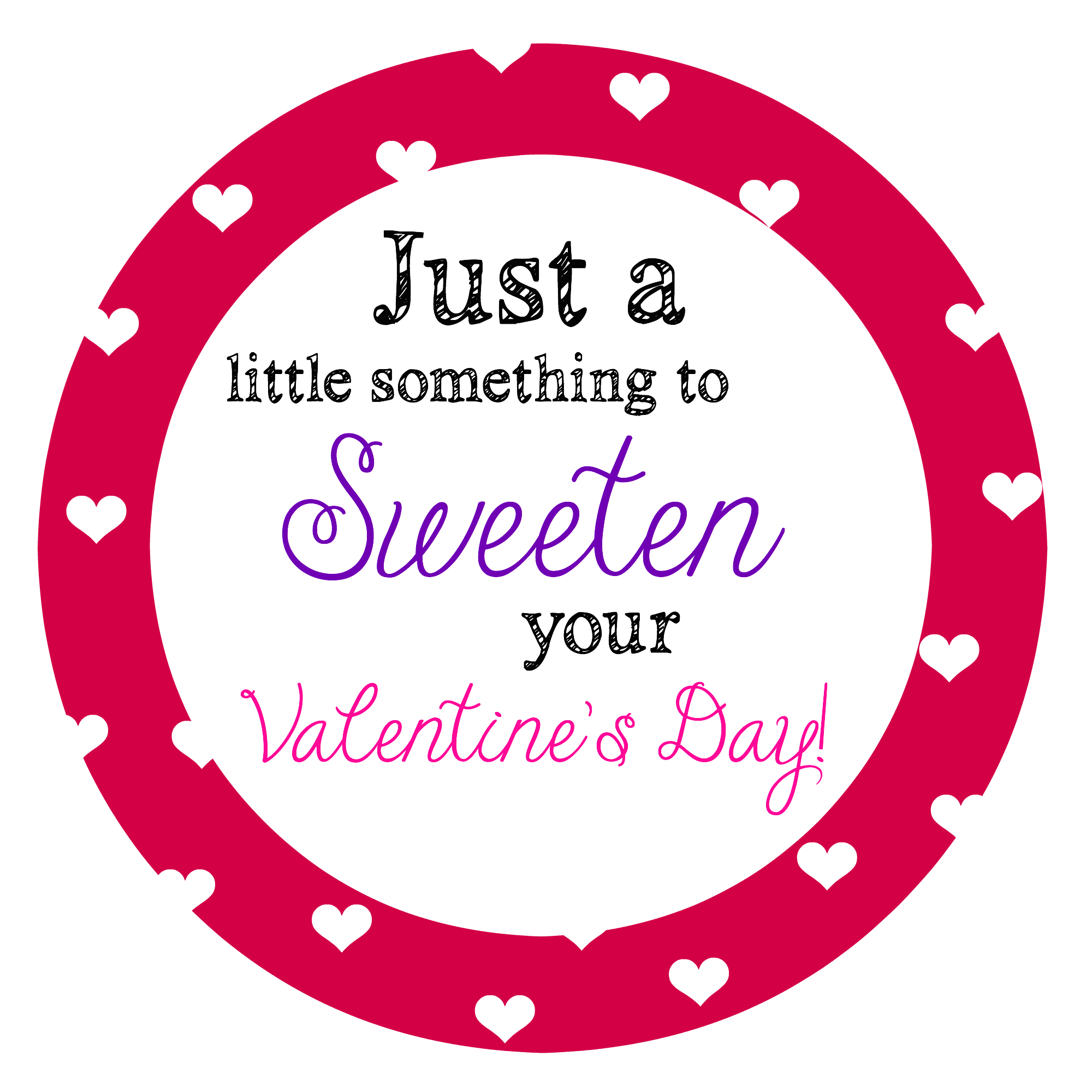 Brag Tags Free Printable Valentine Day