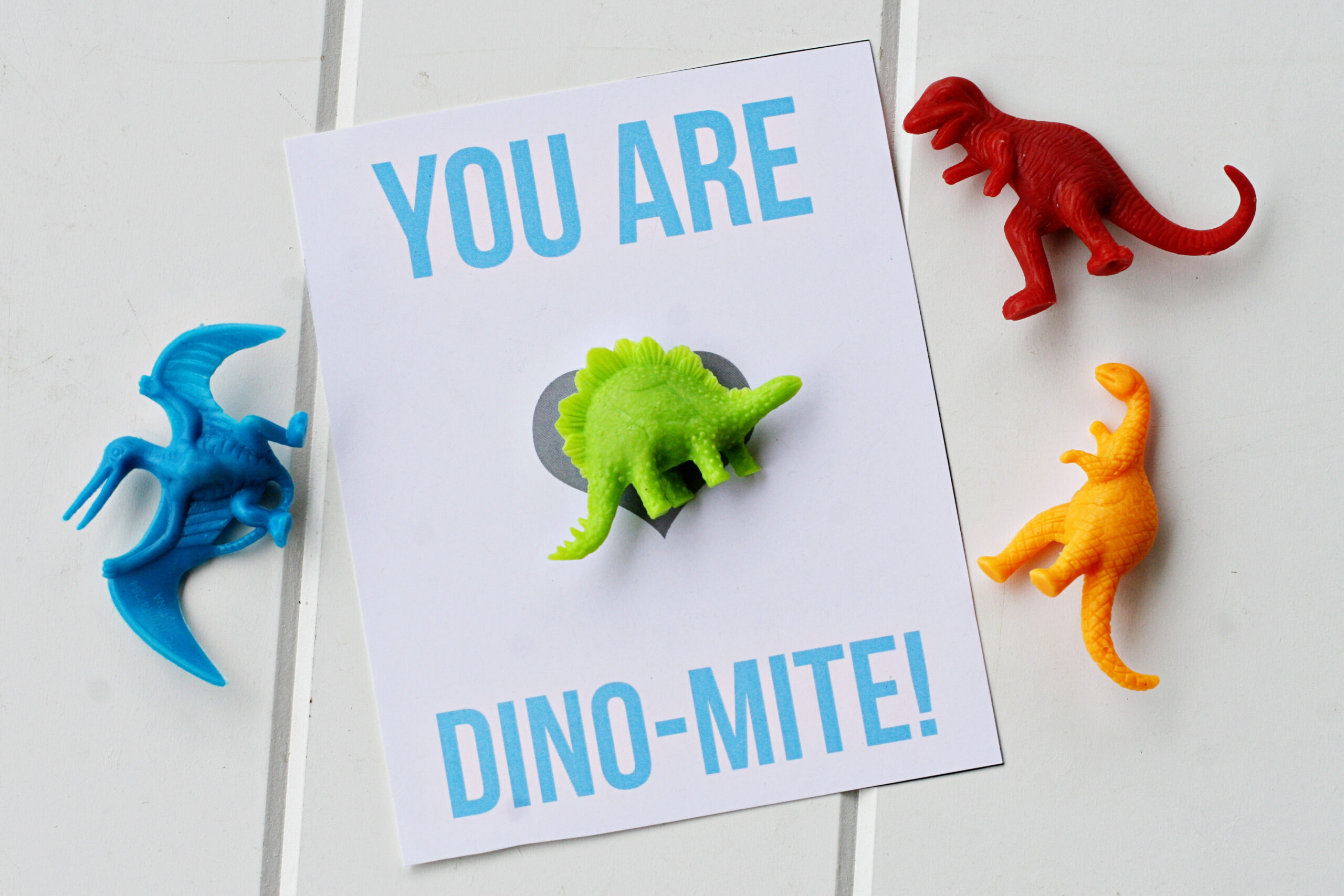 Dinosaur Valentine Free Printable