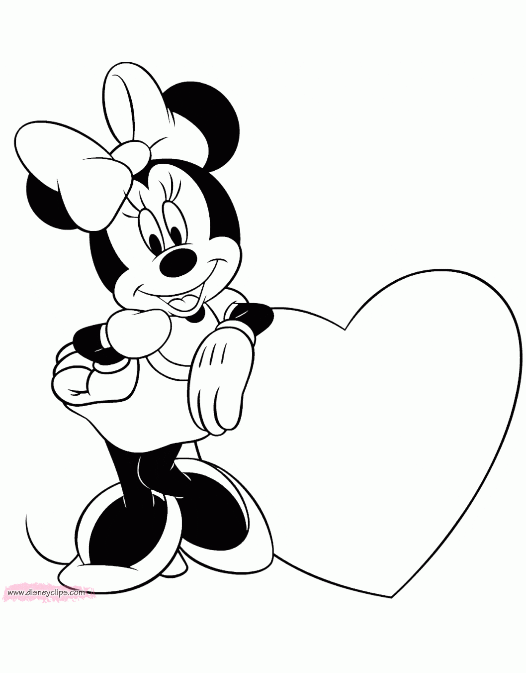 Printable Disney Valentines Day Coloring Pages