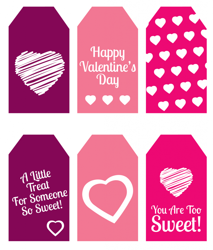 Happy Valentine's Day Tag Printable