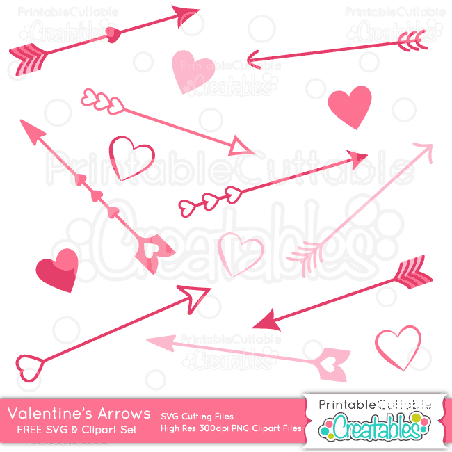 Arrow Printable Valentine Free