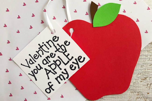 Apple Of My Eye Valentine Printable Baby Puffs