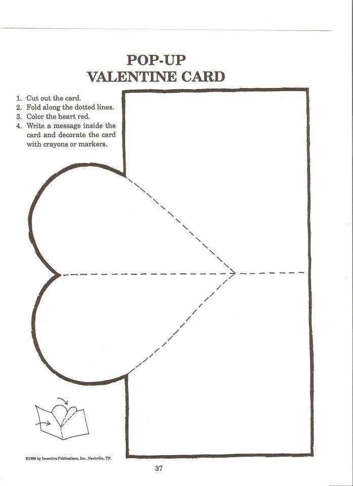 Printable Valentine Card Template