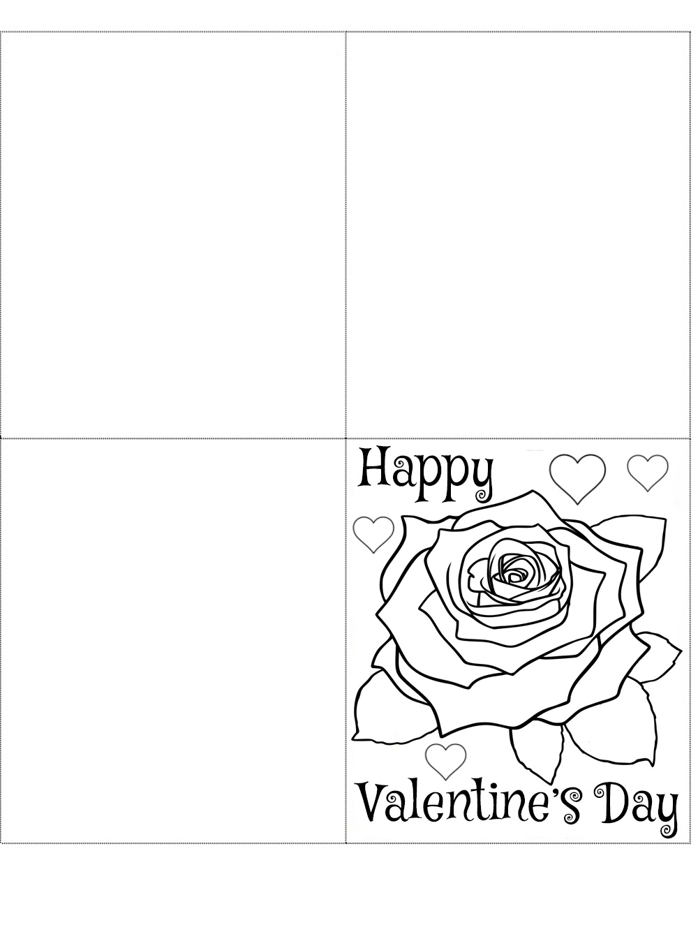 Blank Valentines Day Cards Printable