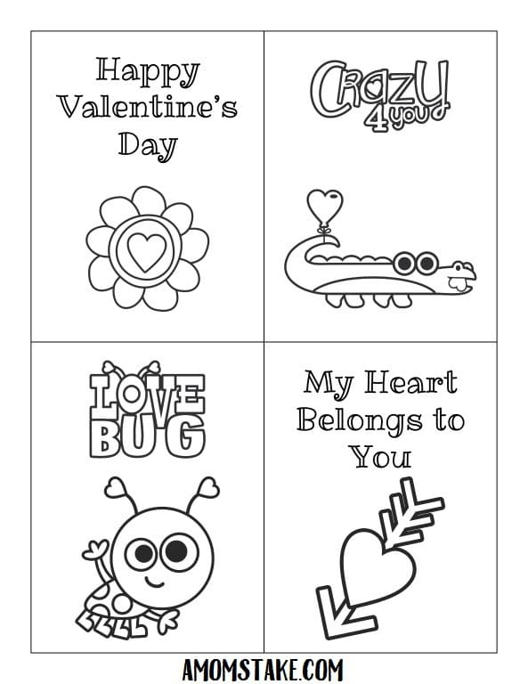 Black And Whitefree Printable Valentine Cards For Classmates