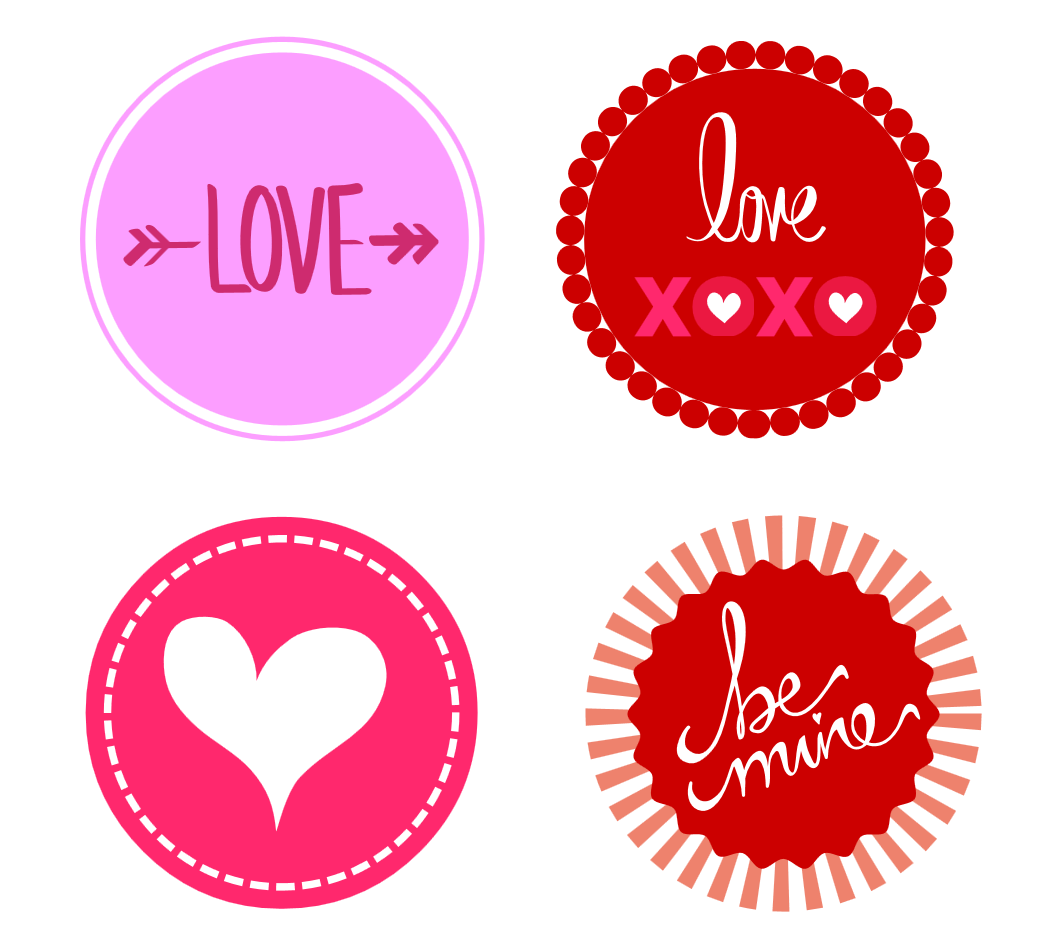 Valentines Cake Topper Printable