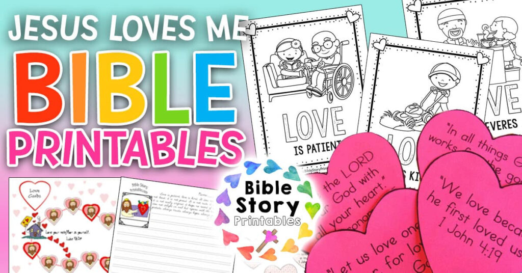 Bible Story Printables Valentine