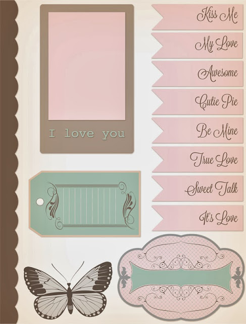 Printable Valentine Scrapbook Paper