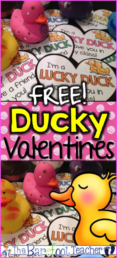 Lucky Duck Valentine Printable Free