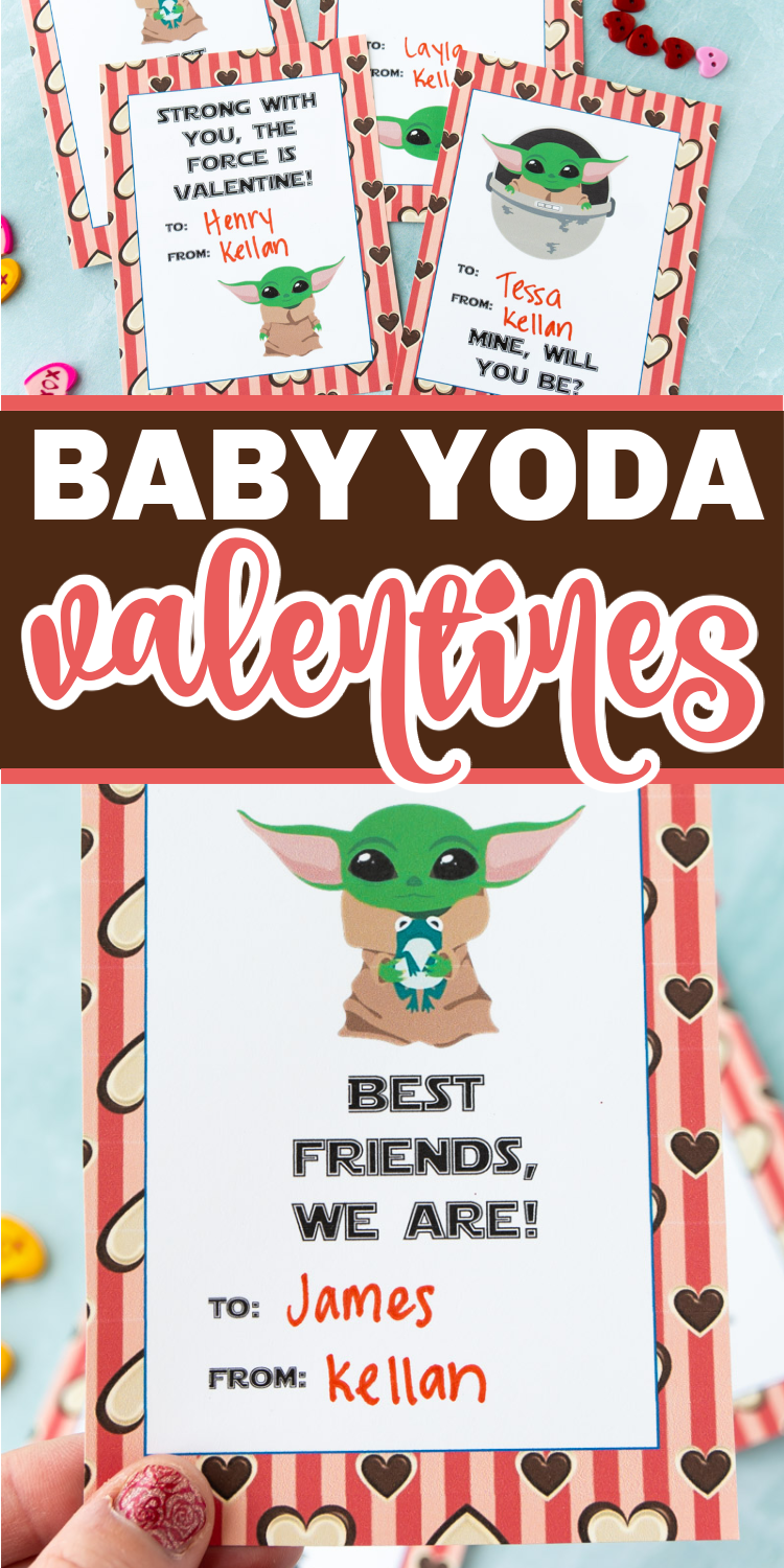 Baby Yoda Valentines Card Printable