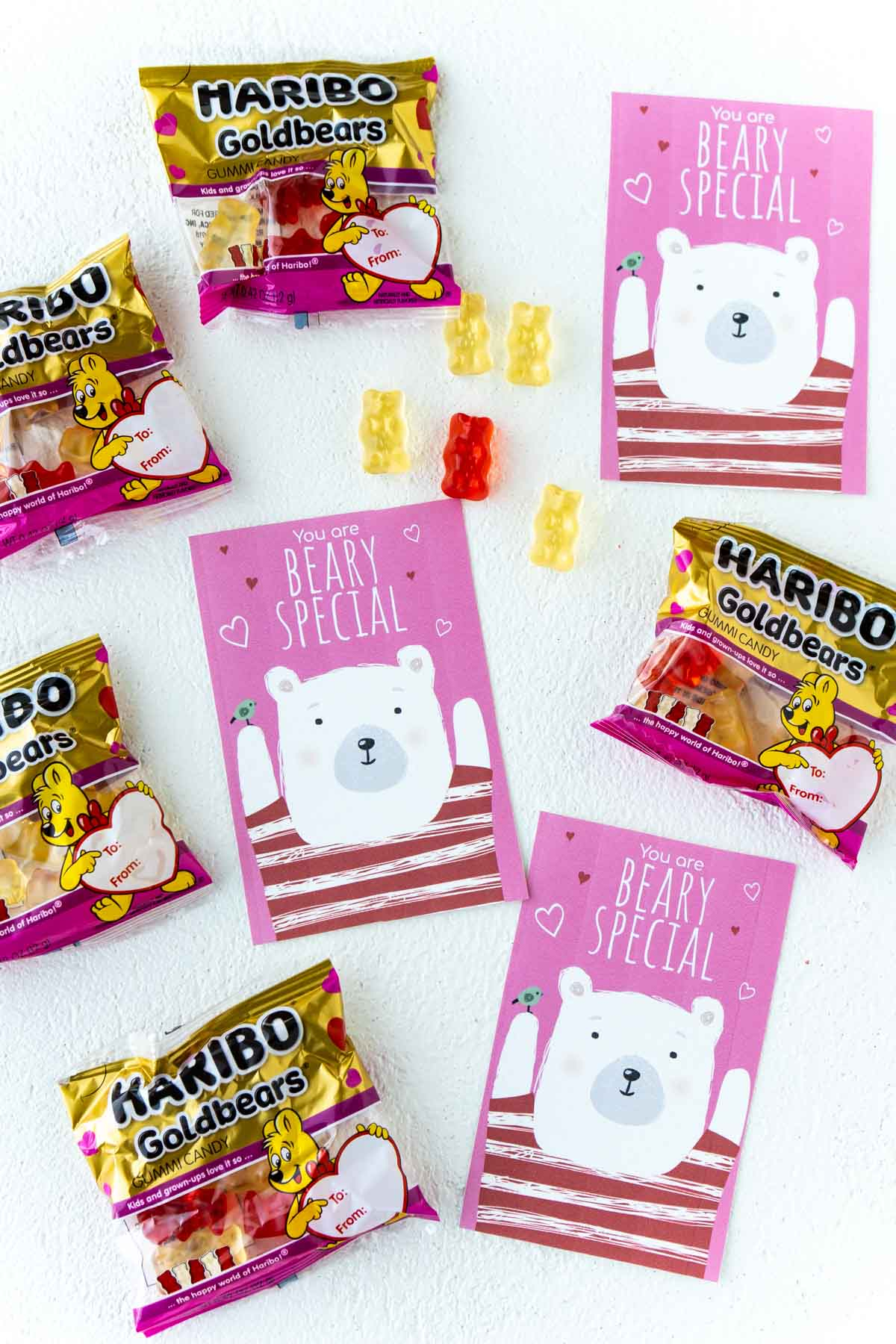 Free Printable Bear Valentines