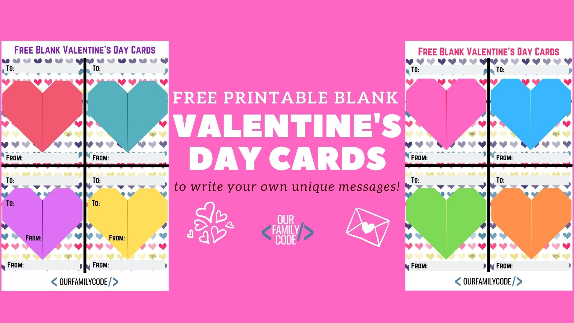 Blank Valentines Day Cards Printable