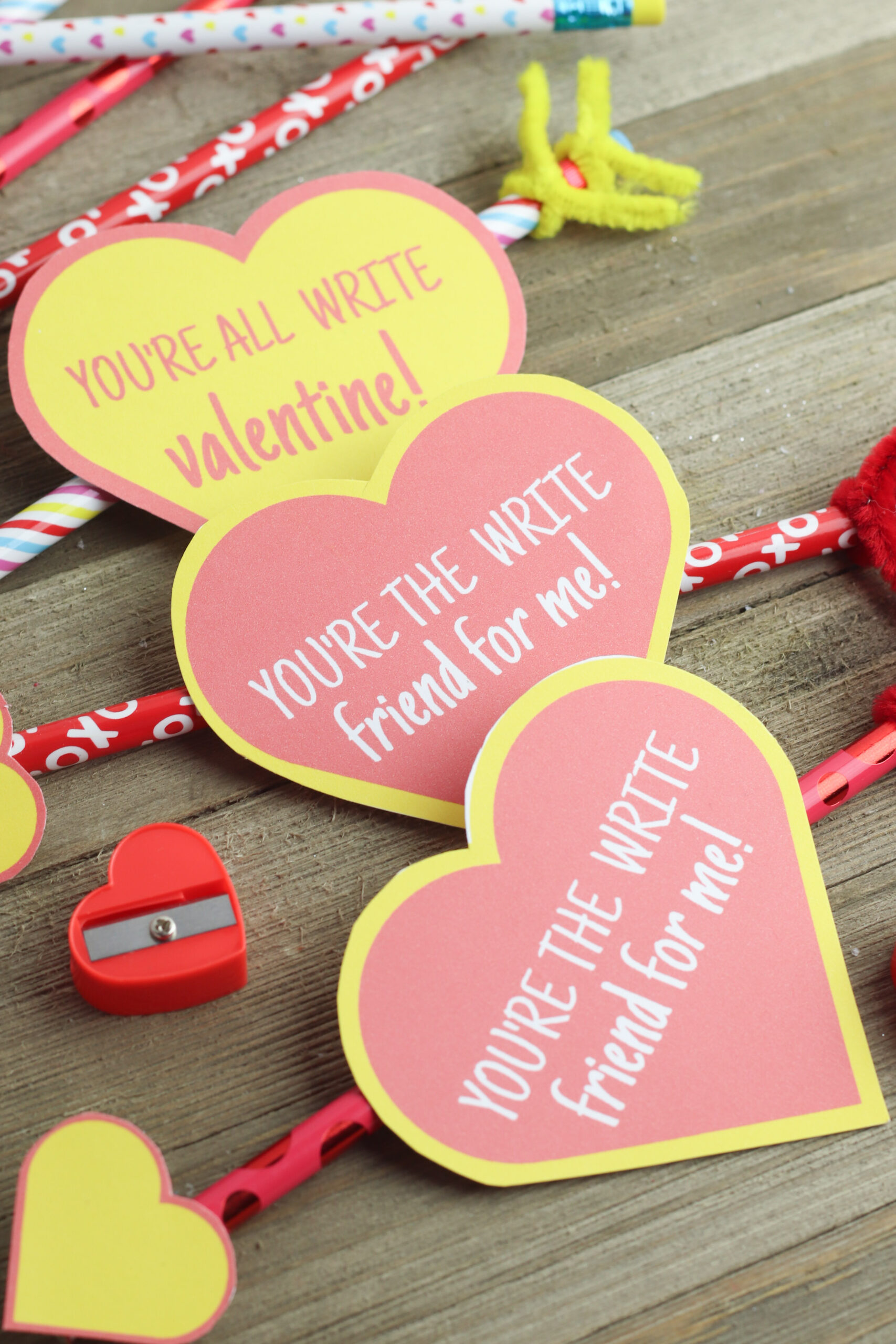 Teacher Printable Valentine Cards