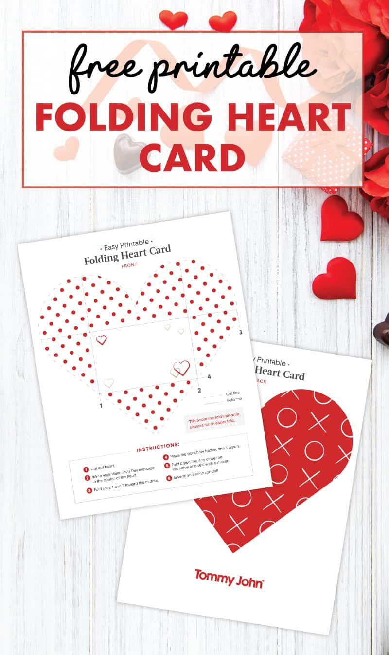 Free Printable Valentines Card Template