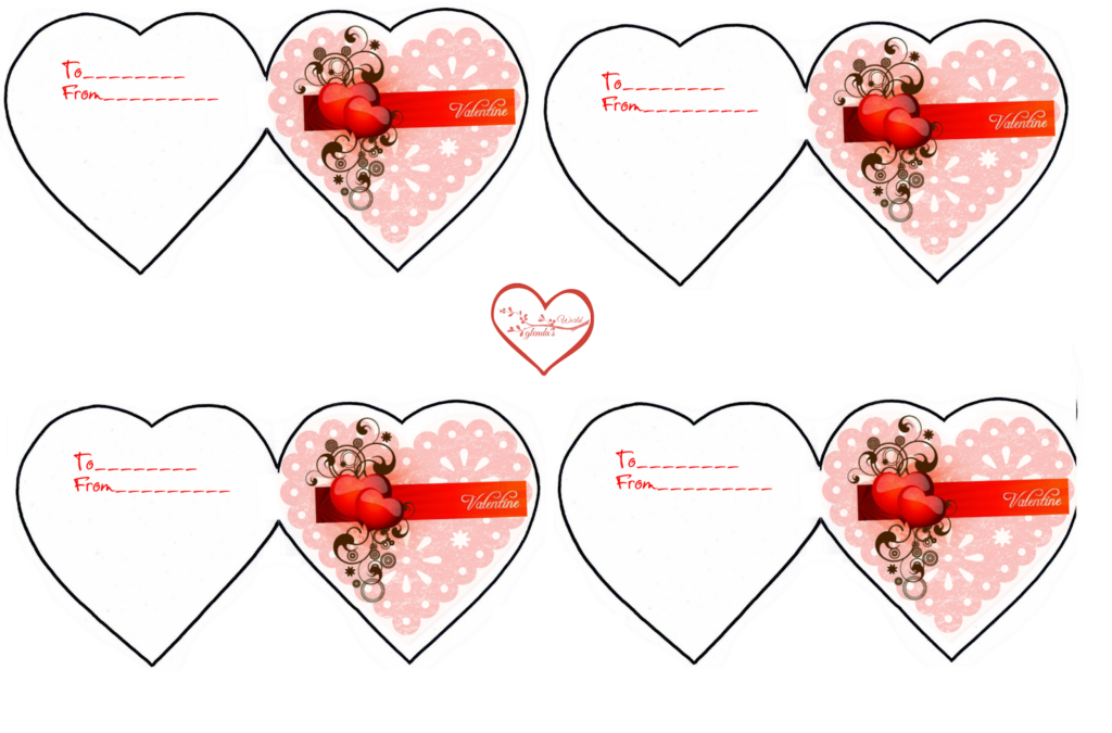 Foldable Printable Valentine Cards