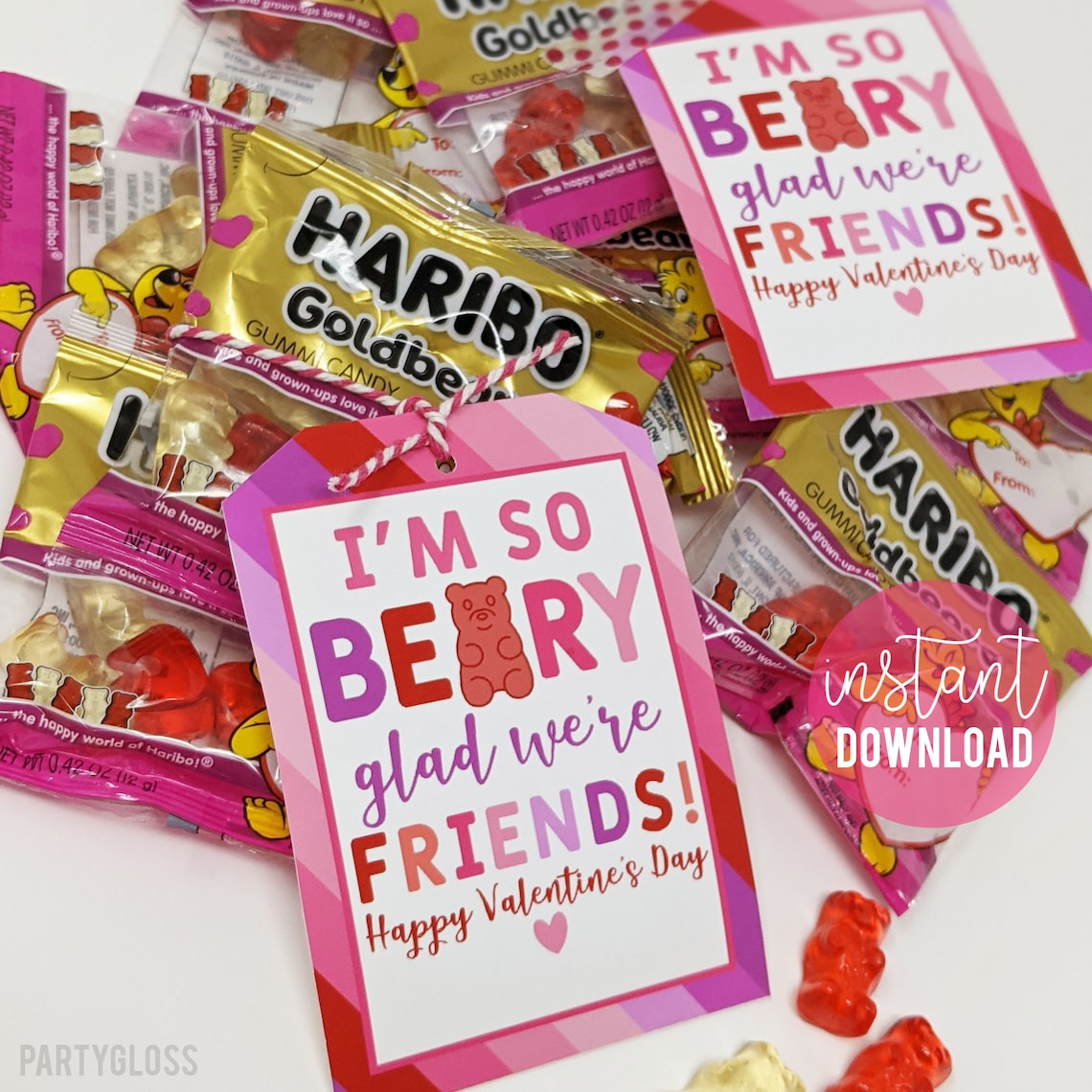 Free Printable Gummy Bear Valentines