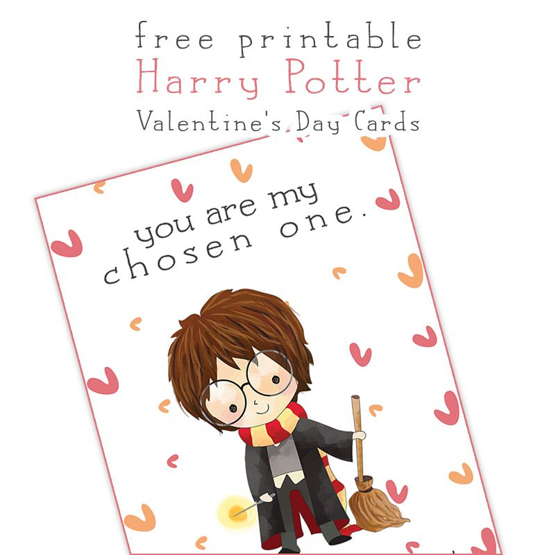 Printable Harry Potter Valentines Day Cards