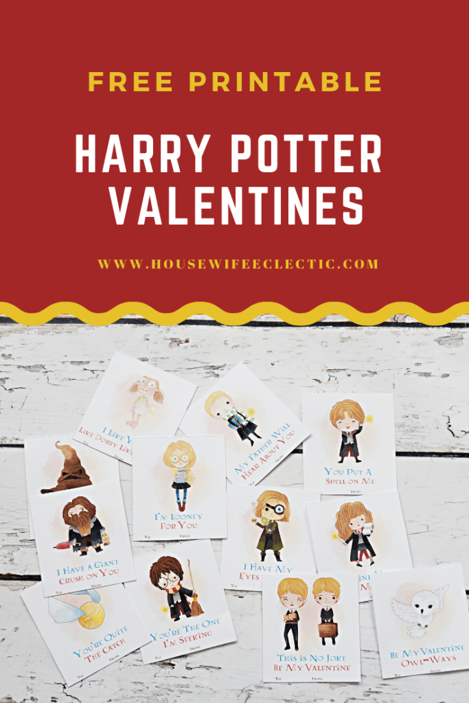 Harry Potter Valentine Free Printable