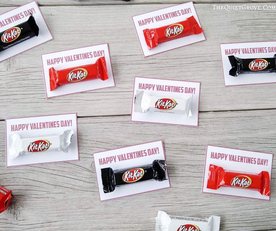 Kit Kat Valentine Printable