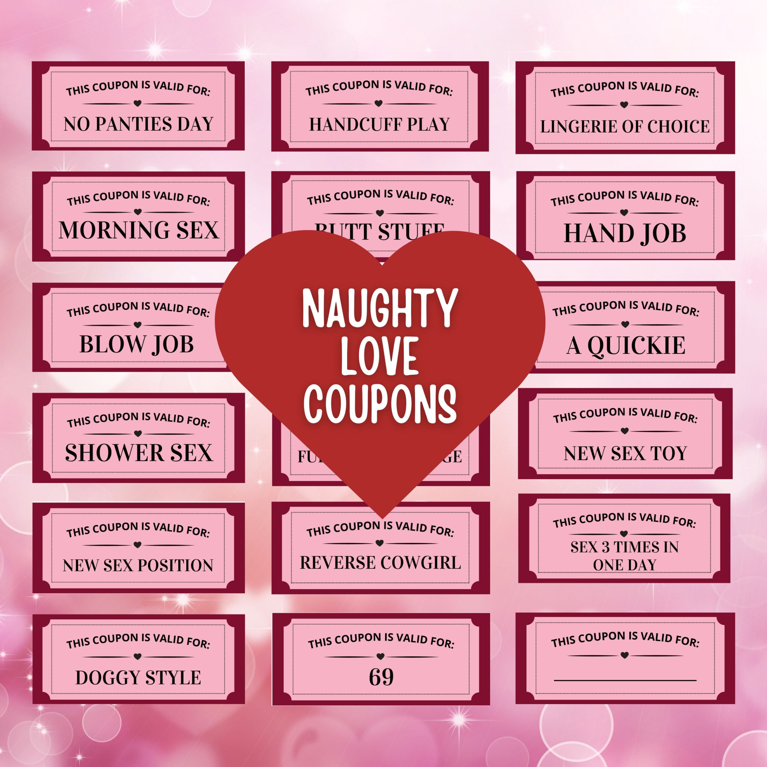 Valentine Love Coupons Printable