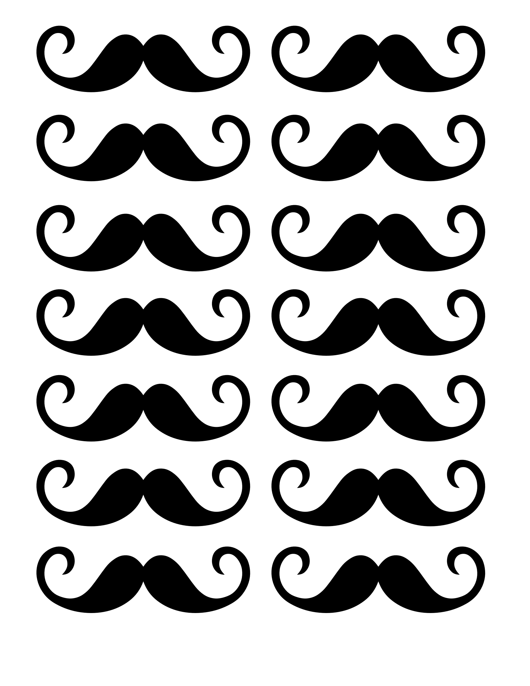 Mustache Valentine Printable Free