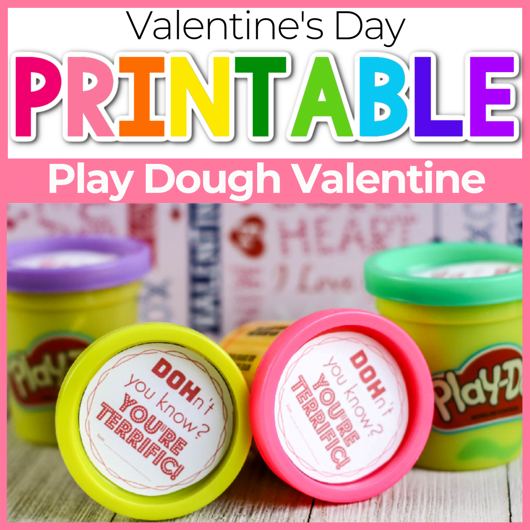 Printable Play Doh Valentines Free