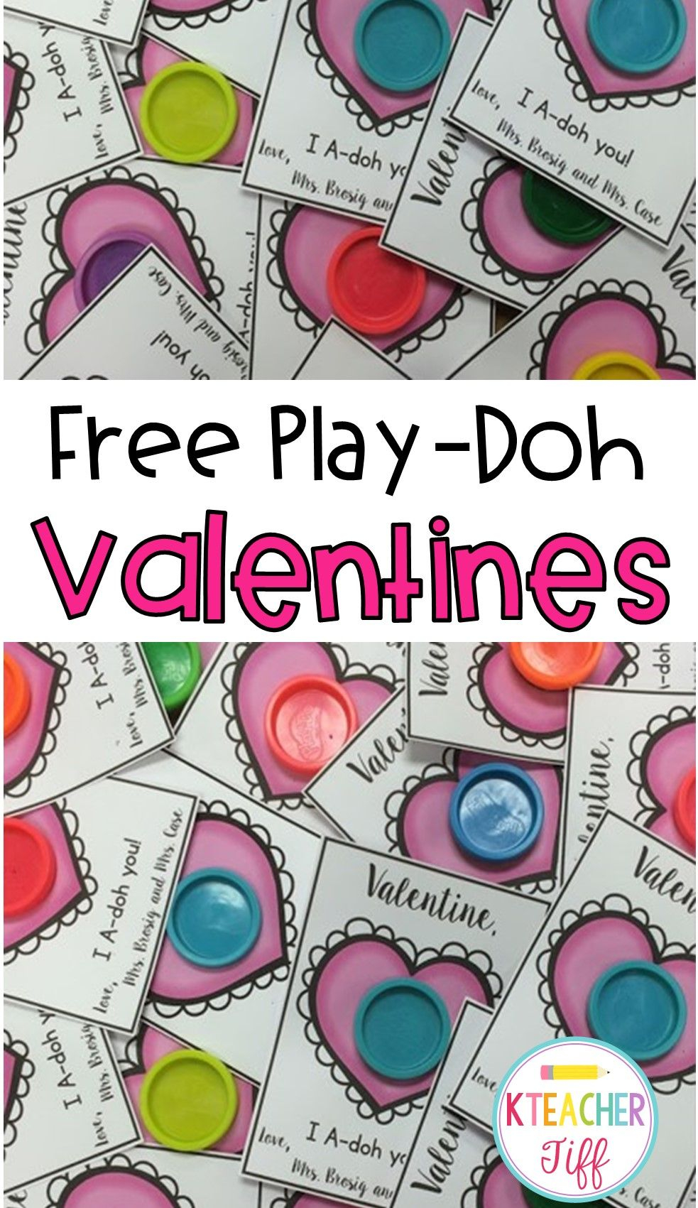 Free Printable Play Doh Valentine Cards
