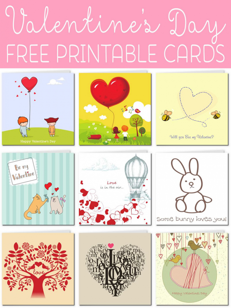 Valentine's Day Card Printable Templates