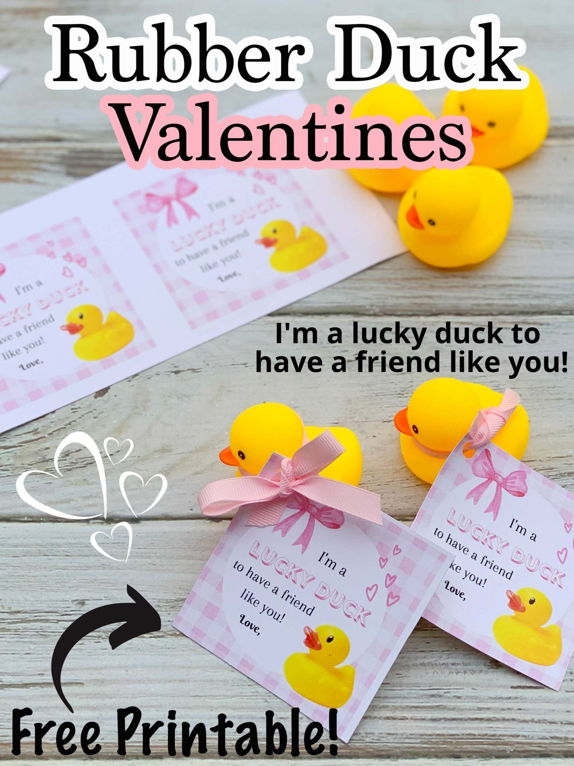Lucky Duck Valentine Printable Free