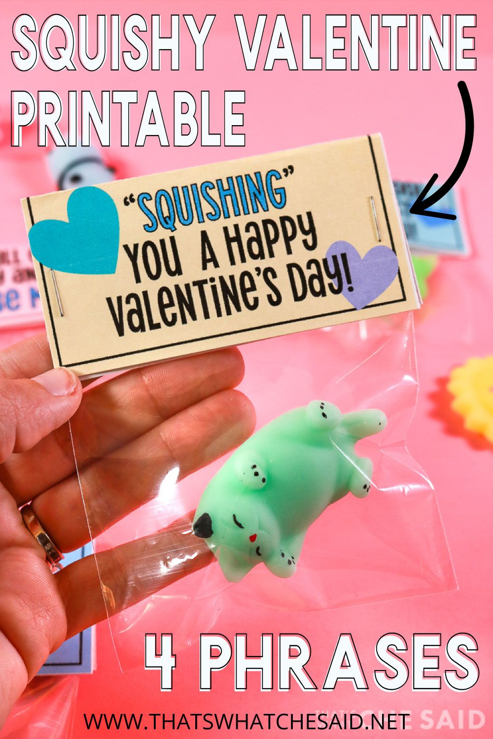 Squishy Valentine Printable Free