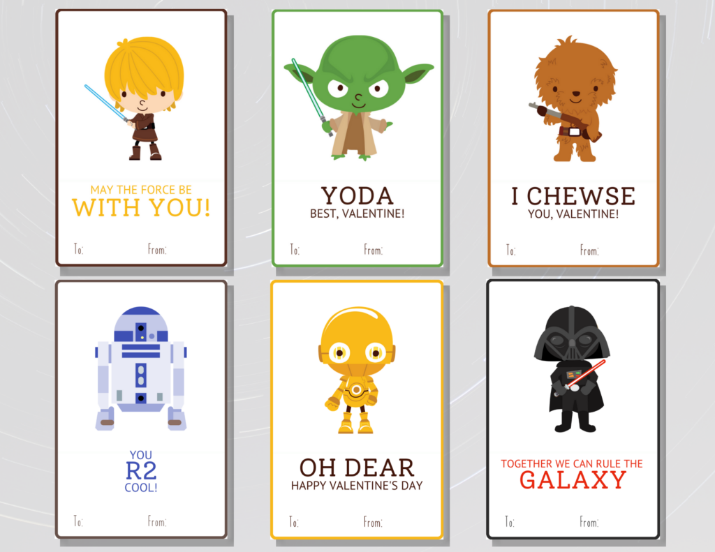Star Wars Valentine Printable