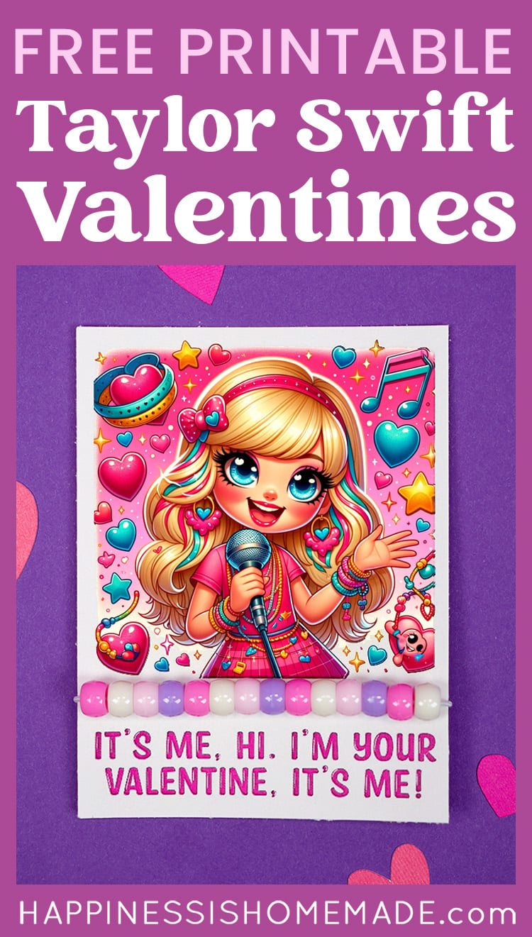 Taylor Swift Valentines Printable Free