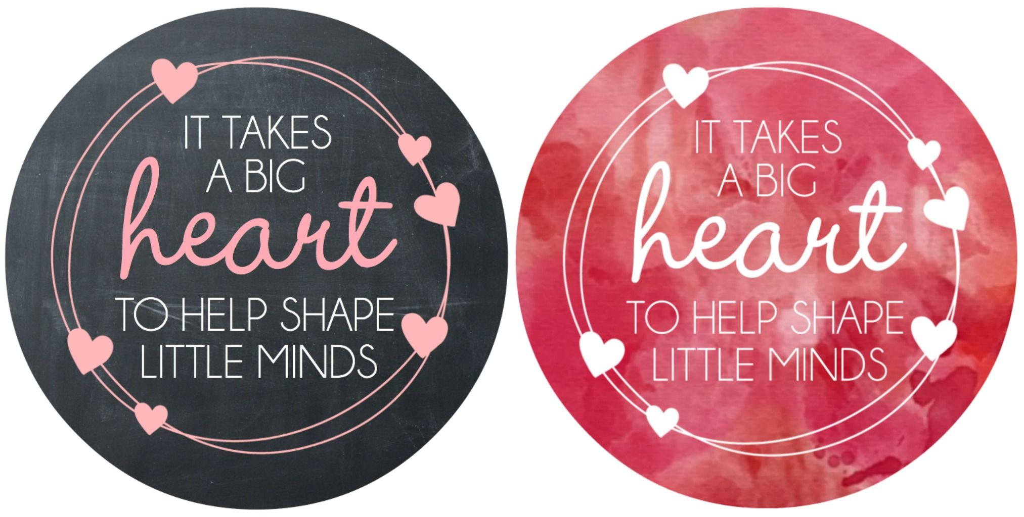 Free Printable Teacher Valentine Tags