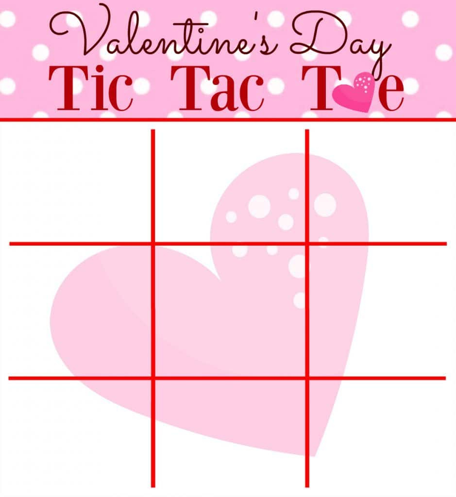 Printable Valentine Tic Tac Toe