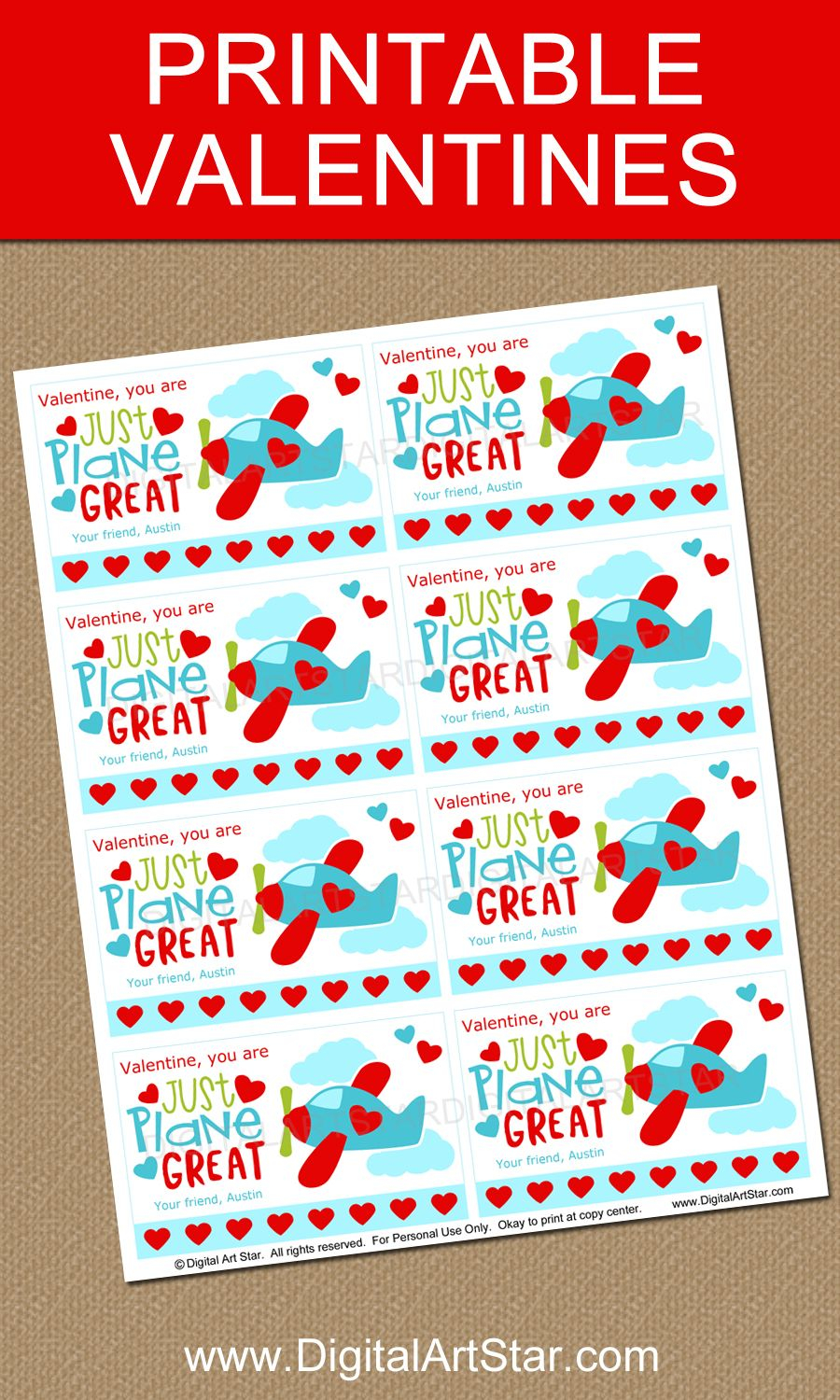 Free Printable Valentines Cards For Classmates
