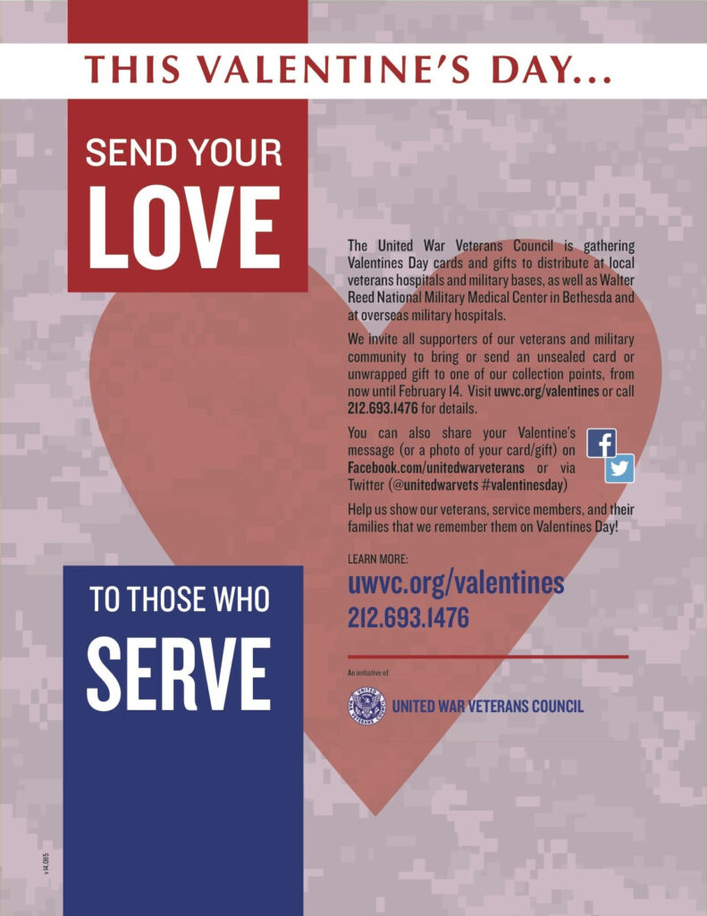 Printable Valentines For Veterans