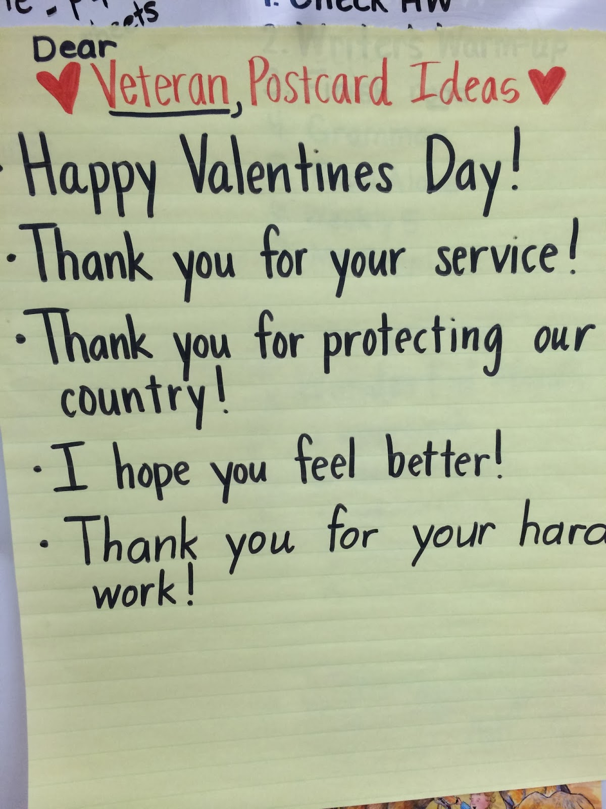 Printable Valentines For Veterans