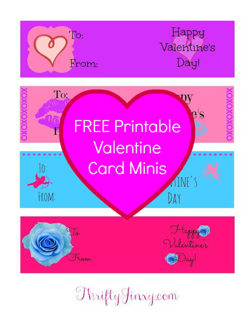 Printable Mini Valentine Cards