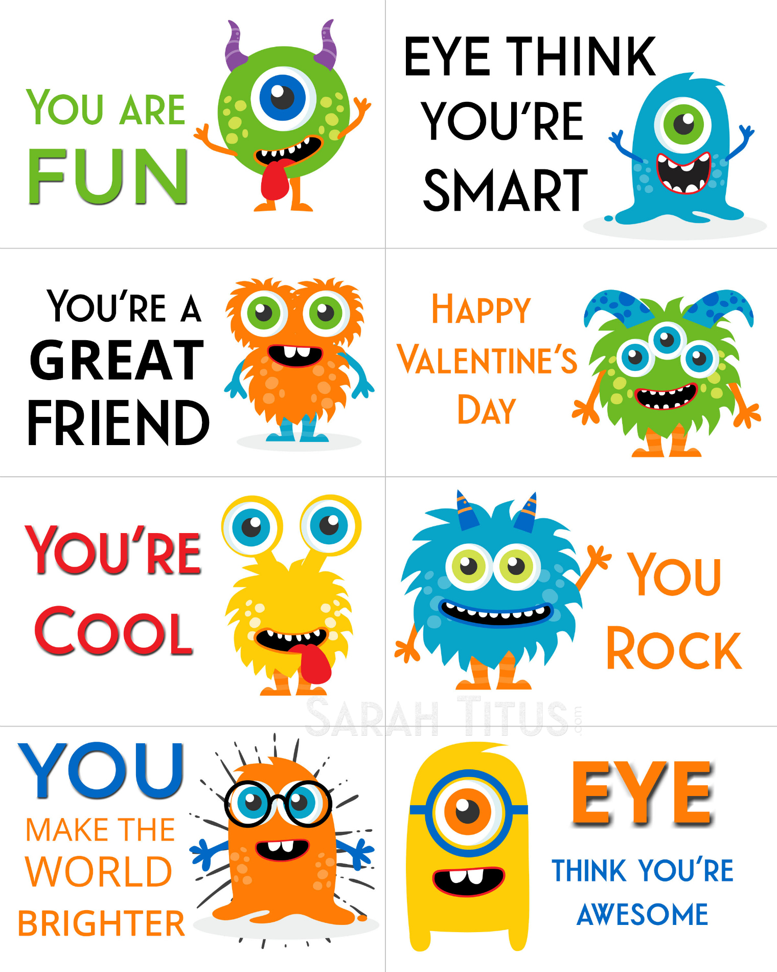 Printable Valentines Cards Boys