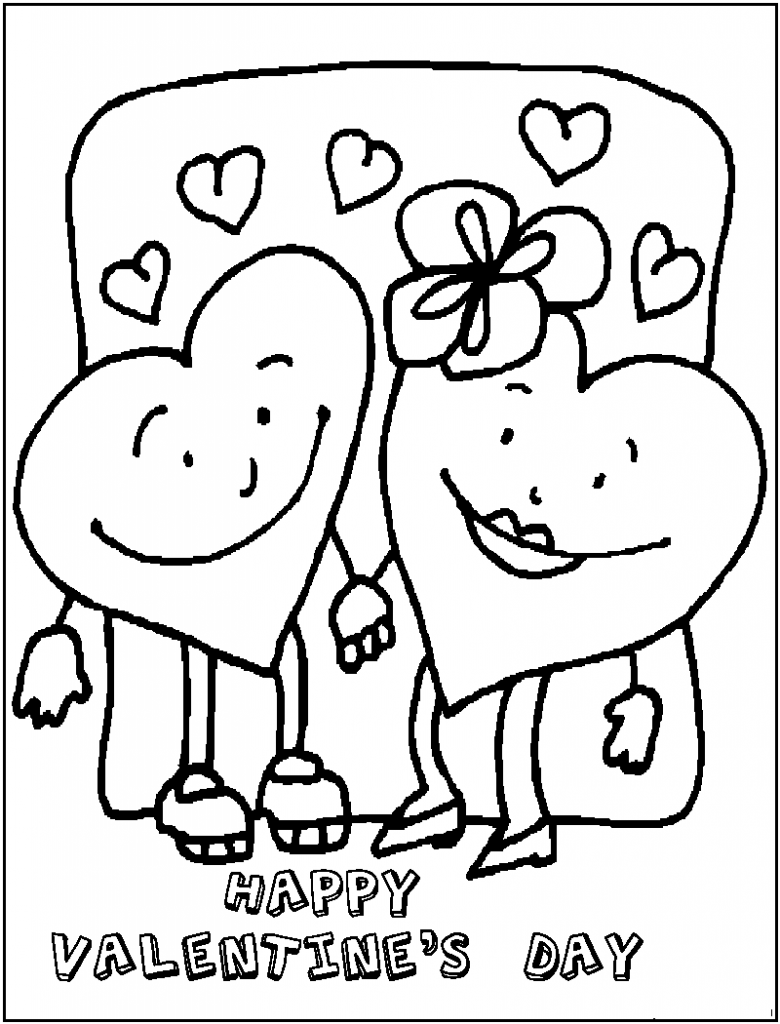 Free Valentine Coloring Printables