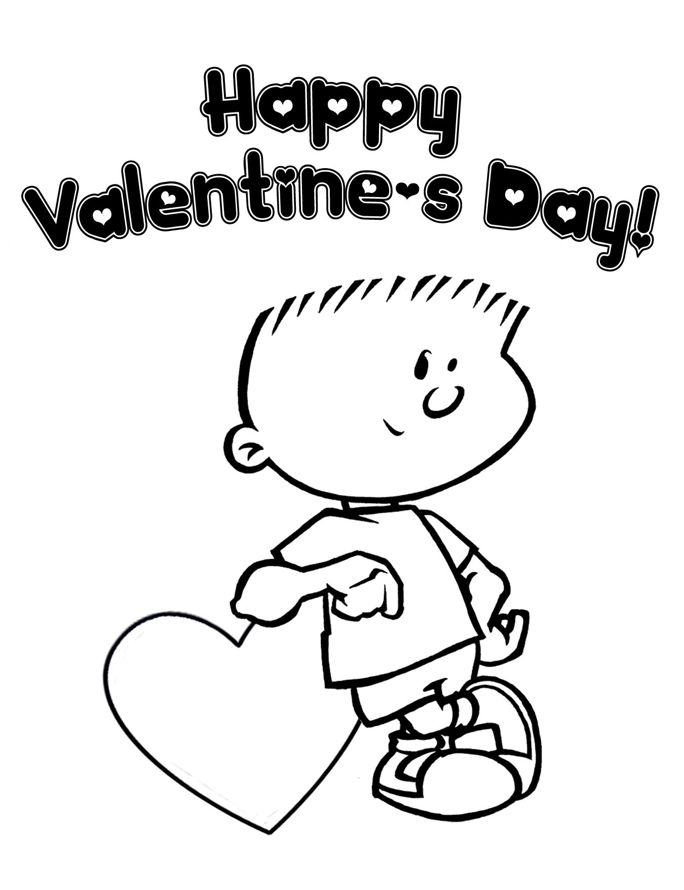 Valentines Day Coloring Pages Printable - Free