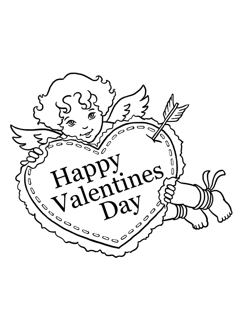 Valentines Coloring Book Printable