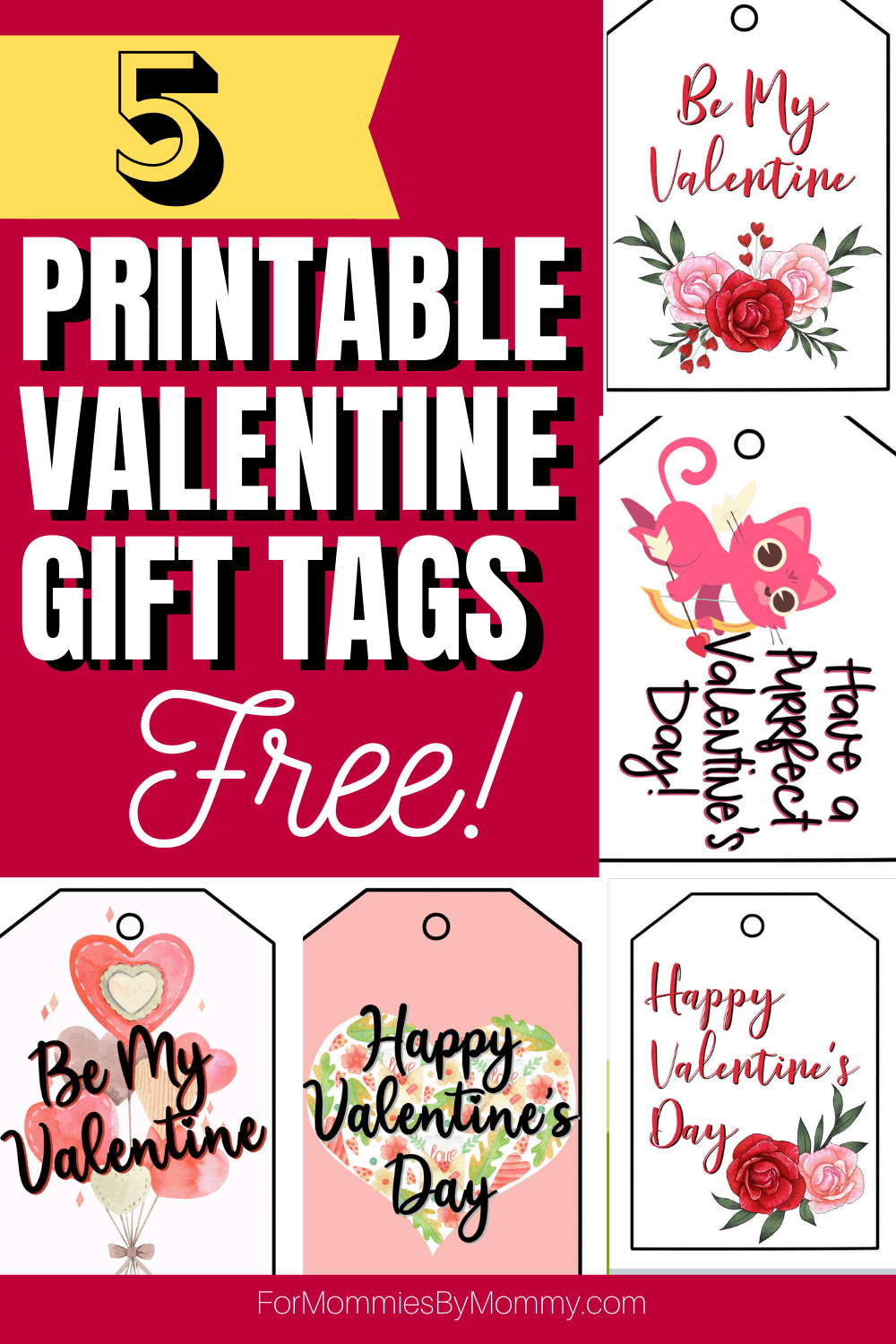 Free Printable Valentines Gift Tags