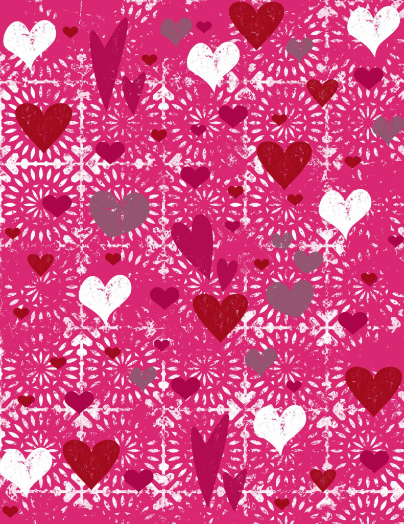 Free Printable Valentine Scrapbook Paper