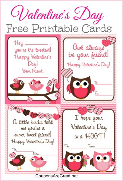 Free Printable Classroom Valentines