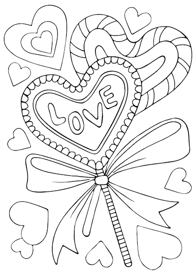 Free Printable Valentine Cards To Color