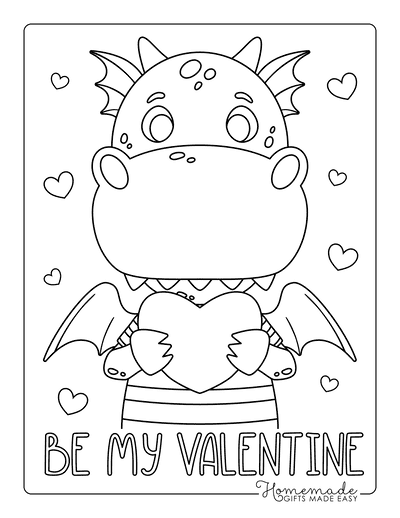 Valentines Coloring Book Printable