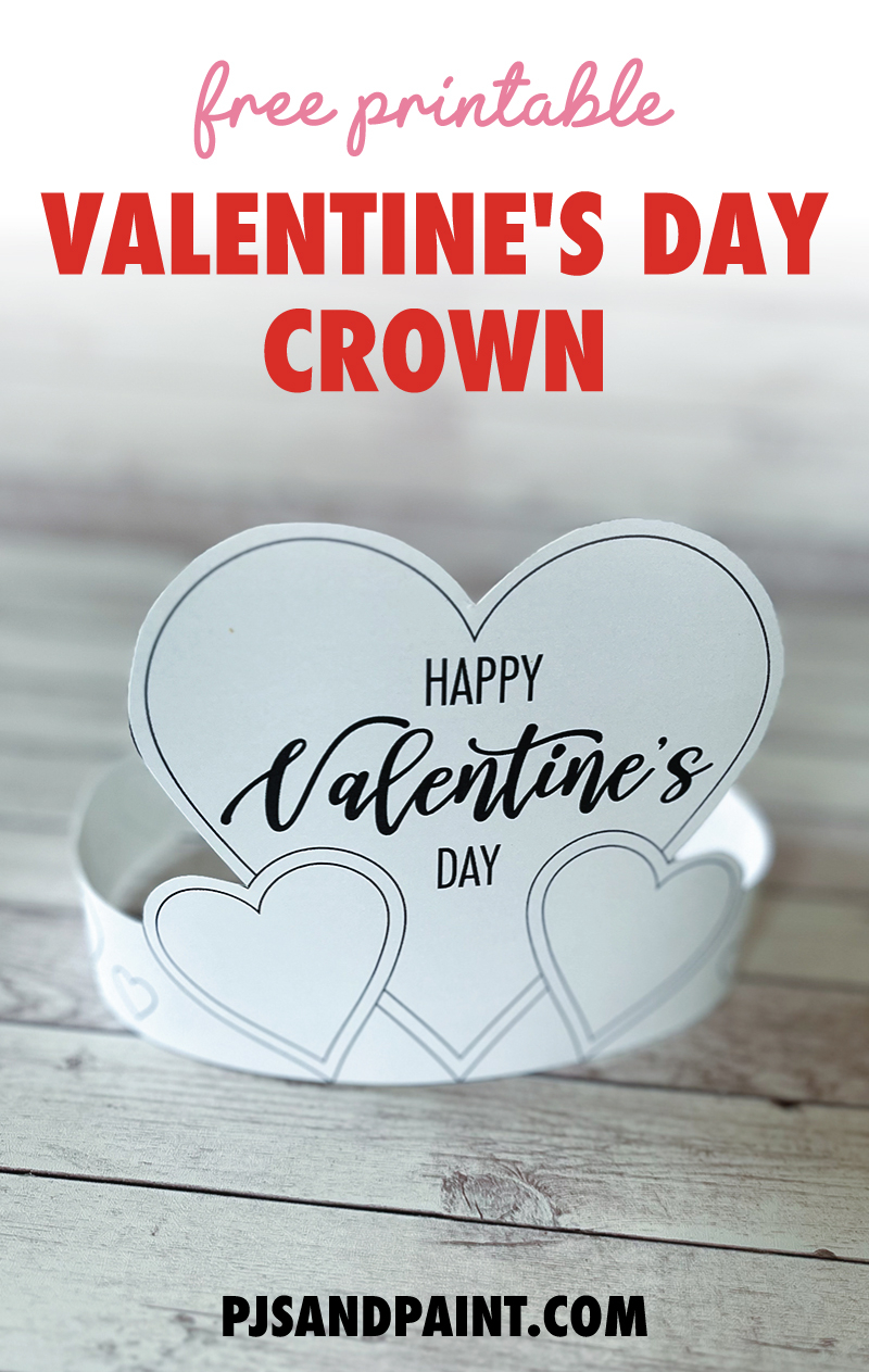 Valentine's Day Crown Printable