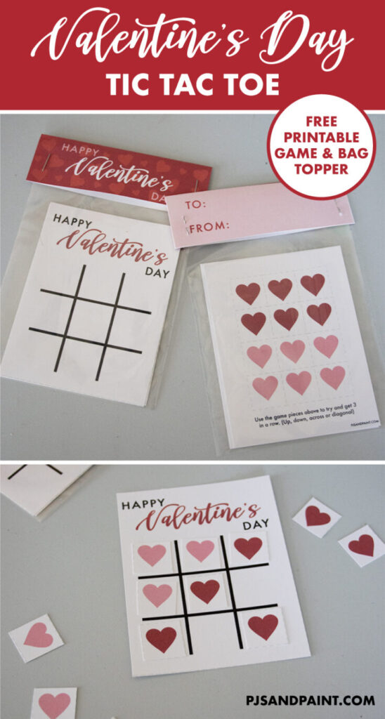 Free Printable Valentine Tic Tac Toe Board